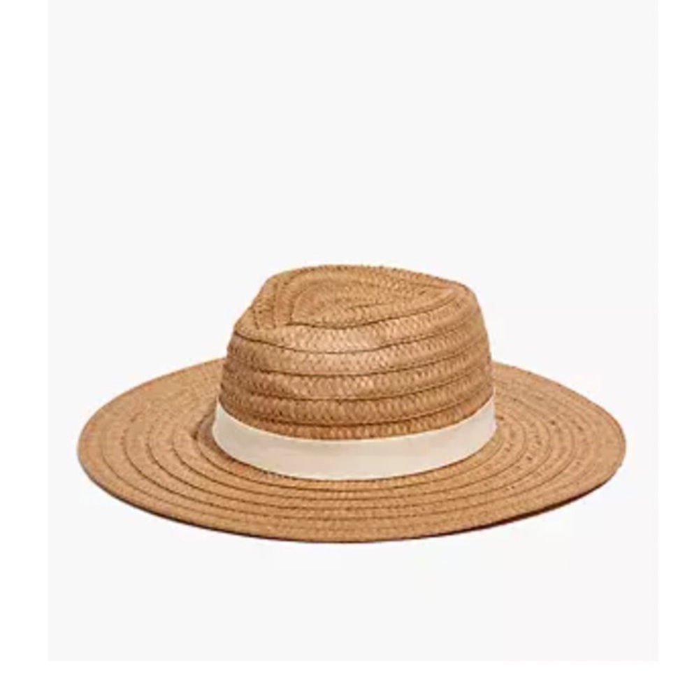 Madewell packable braided straw hat NWT